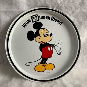 Vintage Walt Disney World Mickey Mouse snack tray